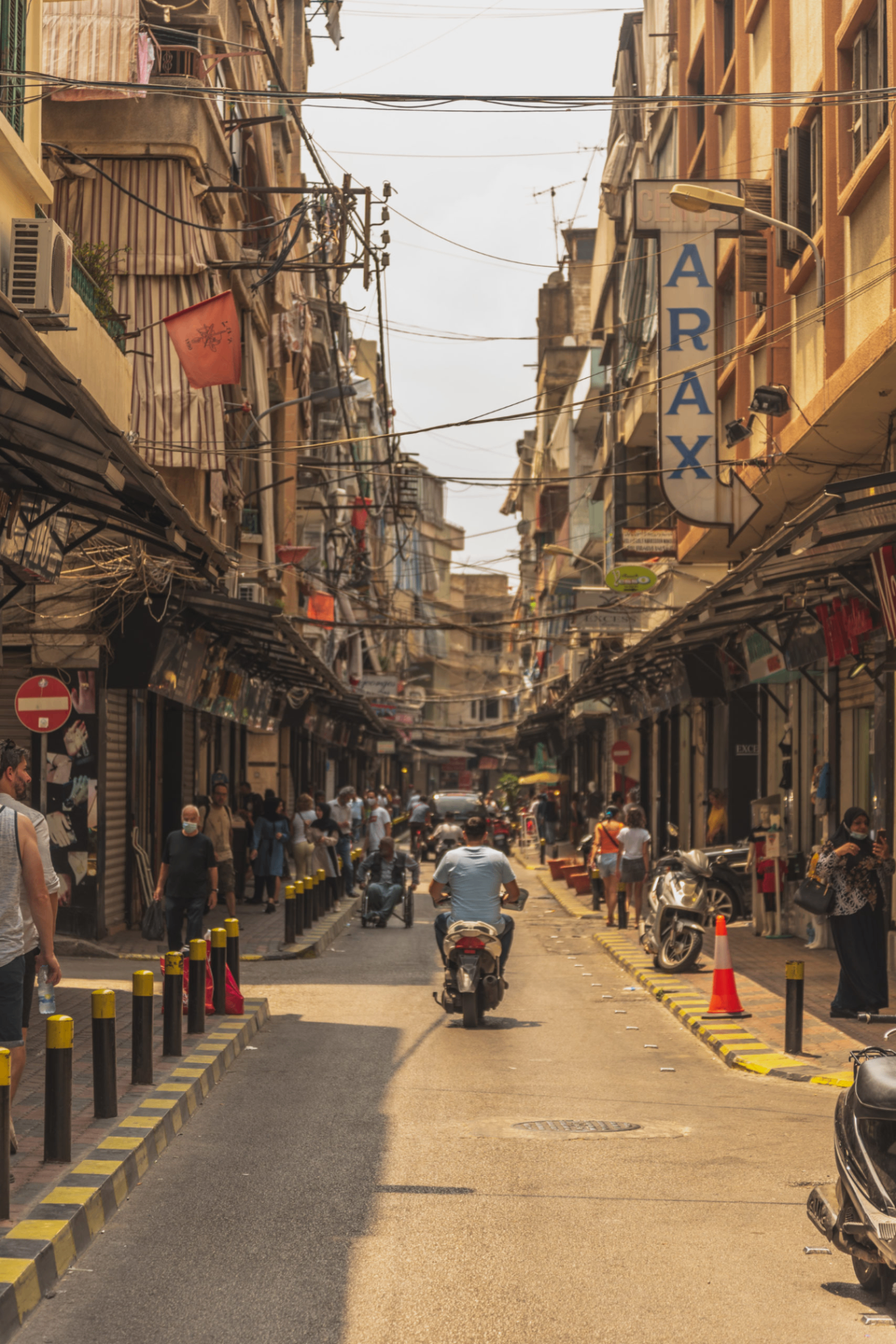 Bourj Hammoud street in Beirut, Lebanon